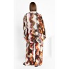 Women's Plus Size Miranda Print Pant - burnt orange | CITY CHIC - 2 of 4
