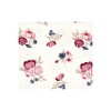 Hudson Baby Infant Girl Cotton Flannel Receiving Blankets Bundle, Dusty Rose Floral, One Size - 3 of 4
