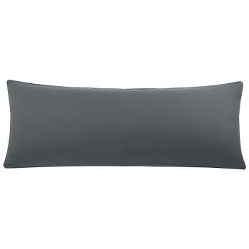 PiccoCasa Brushed Body Roll Rim Soft Breathable Delicate Piping Pillowcases with Zipper Closure