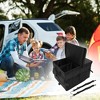 Unique Bargains Universal Car Trunk Organizer Multi Compartments Car Storage Organizer Foldable Black 1 Pc - 3 of 4