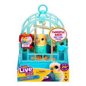 Little Live Pets Indie Real Bird and Cage - 1 of 4