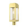 Livex Lighting York 2 - Light Post Light in  Satin Brass - 2 of 4