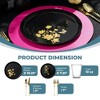 Posh Setting 140 Piece Black And Gold Plastic Party Bundle - Garden Edge (20 Settings) - 2 of 4