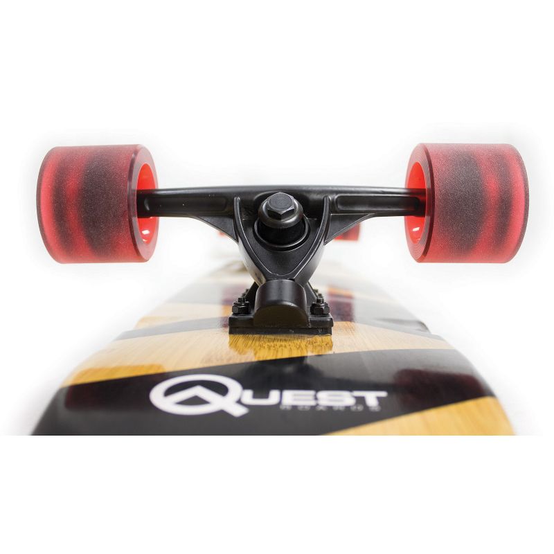 Quest Super Cruiser 44&#34; Longboard Skateboard - Black/Wood, 4 of 5
