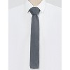 Allegra K Men's Knit Self-Tied Solid Color Skinny Square Tipping Ties - 2 of 4