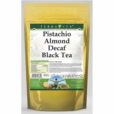 TerraVita Pistachio Almond Decaf Black Tea (50 tea bags, ZIN: 541750, 1-Pack)