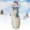 Collections Etc Christmas Snowmen Outdoor Garden Stakes - 2 of 3