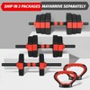 3-In-1 Octagonal Adjustable Dumbbell Set, 44/88LBSFree Weights Dumbbells with Anti-Slip Handle, Versatile Dumbbells Set of 2 with Connector - 4 of 4