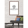 Trends International The White Lotus - Black and White Logo Framed Wall Poster Prints - 2 of 4