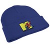 MTV Logo Knit Beanie for Men and Women, Royal - 4 of 4