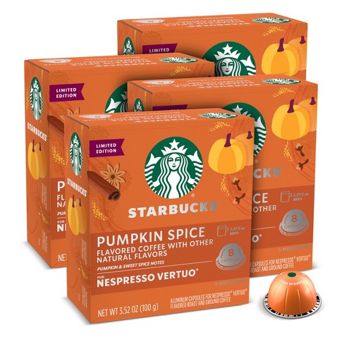 Starbucks by Nespresso Vertuo Line Pumpkin Spice Coffee Capsules 32ct 3.52oz