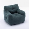 Tufted Bean Bag Chair With Filler Accent Lounger, Upholstered Single Bean Bag Sofa, Fluffy Lazy Sofa,39"x39"x27.56"(3.25*3.25*2.30ft) - 3 of 4
