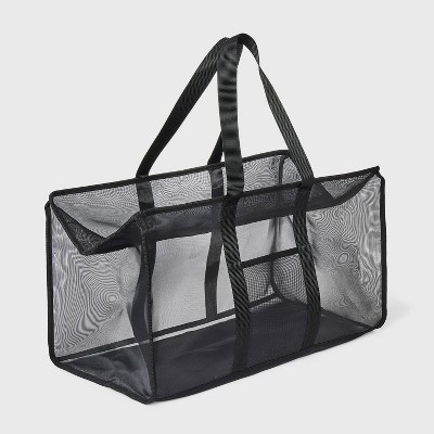Shade & Shore Packable Zip Top Mesh Tote Handbag - Shade & Shore™ Black — фото 3