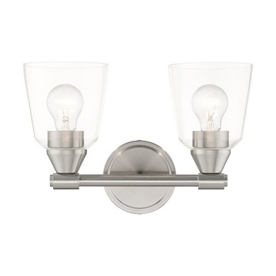 Livex Lighting Catania 2 - Light Vanity in  Brushed Nickel