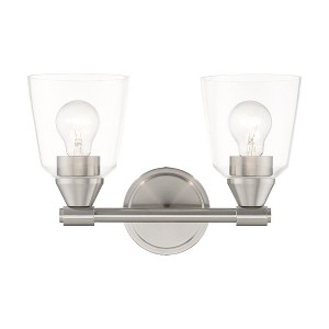 Livex Lighting Catania 2 - Light Vanity in  Brushed Nickel - 1 of 4