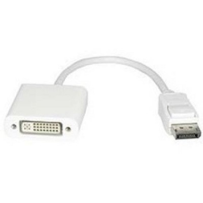 Unirise Displayport Male to DVI-I Dual Link Female Adapter - DisplayPort/DVI Video Cable for Video Device