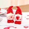 The Lakeside Collection Valentine's Day Whimsical Gnome Printed Tabletop Collection - Set of 2 Salt and Pepper Shakers - 2 of 2