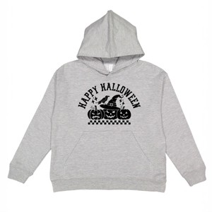 The Juniper Shop Happy Halloween Arch Distressed Youth Hoodie - 1 of 4