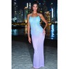 Moda Minx Crystal Cruise 'Blue Ombré' Maxi Slip Dress - 4 of 4