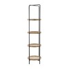 Olivia & May 63.50" Traditional Wood Shelving Unit 4-Tier Brown : Metal Frame, No Assembly Required - 2 of 4