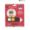 HalloweenCostumes.com One Size Fits Most  Boy  Pete the Cat Makeup Set, White/Yellow/Blue - 3 of 4