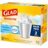 Glad Small Trash Bags - OdorShield 4 Gallon White Trash Bag Fresh Citius  Scent