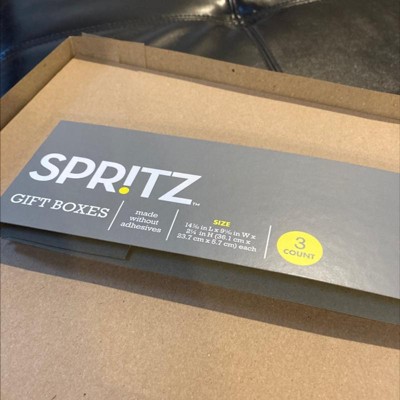 3ct Kraft Shirt Gift Box Brown - Spritz™ : Target