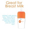 PopYum 9oz Anti-Colic Baby Bottle for Breast and Formula Feeding, 3-Pack, Orange, #2 Medium Flow Nipples - 4 of 4