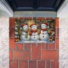 Stupell Industries Rustic Snowman Trio Printed Outdoor Door Mat, design by Creative Studio, 18"x30" - 4 of 4