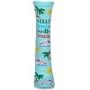 Memoi Goodbye Tension Hello Pension Greeting Card Crew Socks Aqua Splash One Size - 4 of 4