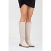 Svetlo - Beige Back-Zip Knee-High Boot (Women) | Prologue Shoes - 3 of 4