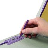 Smead End Tab Pressboard Classification File Folder with SafeSHIELD  Fasteners, 2 Divider, Legal, Gray/Green (29810) - 4 of 4