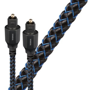 AudioQuest Vodka Optical Toslink Fiber-Optic Cable & Mini-Adaptor - Each (9.84 ft.) - 1 of 3
