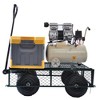 Wagon Garden Cart with 180-degree Steering Range Handle - 3 of 4