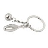 Unique Bargains Bag Key Metal Dark Gray Bowling Pin Ball Pendant Keychain Keyring Silver Tone 1PC - 3 of 4