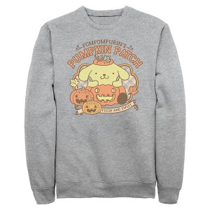 Hello Kitty Mens Fall Halloween Pompompurin’s Pumpkin Patch Crewneck ...
