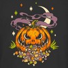Juniors Womens Lost Gods Halloween Jack-O'-Lantern Candy T-Shirt - 2 of 4