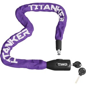 Bike Chain Lock with Keys, Feet Security Heavy Duty Anti-Theft