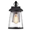 Chloe Lighting Freya Transitional 1 Light Textured Black Outdoor Wall Sconce 12" Height - 3 of 4