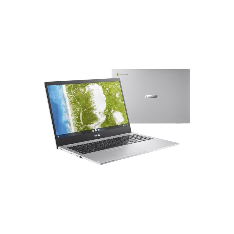 Asus Chromebook 15.6" Chromebook 1920 x 1080 FHD Intel Celeron N4500 4GB RAM 64GB eMMC Transparent Silver - Intel Celeron N4500 Dual-core, 1 of 7