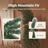 NAYSAYE 6FT Slim High Mountain Fir Christmas Tree with Realistic Branches and Metal Stand for Indoor Holiday Decor, Green, 23.6"*23.6"*72" - 4 of 4