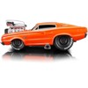 1966 Dodge Charger 426 C.I. Orange with Blue Stripe 1/64 Diecast Model Car by Muscle Machines - 2 of 4