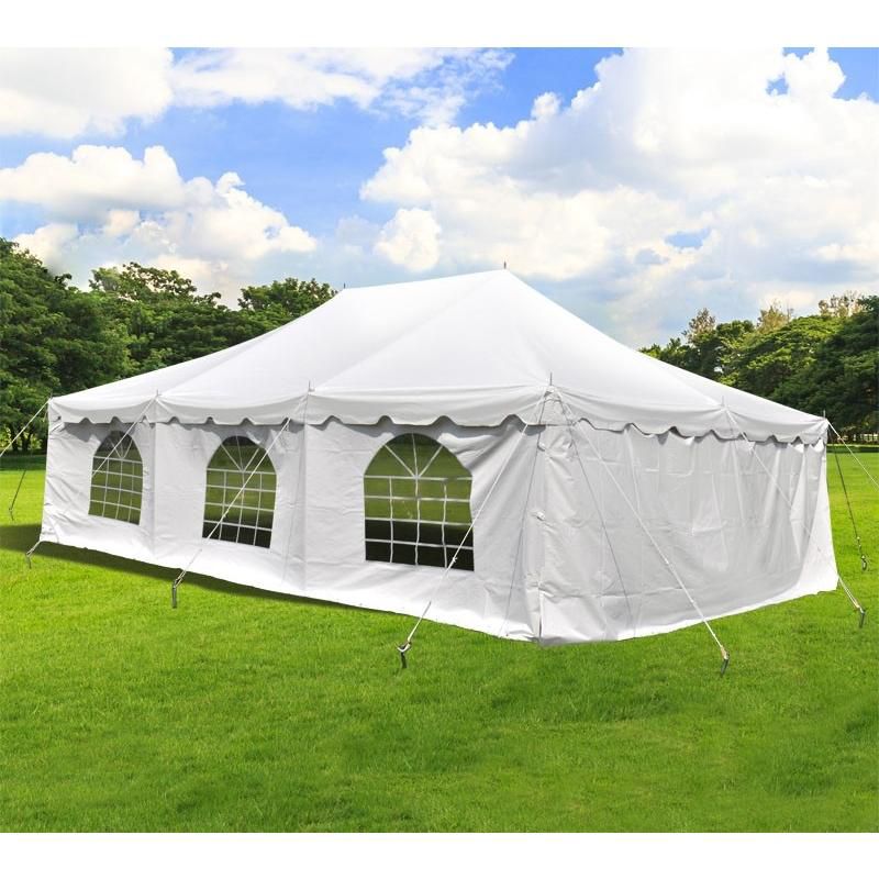 Party Tents Direct Weekender Outdoor Canopy Pole Tent with Sidewalls, 3 of 9