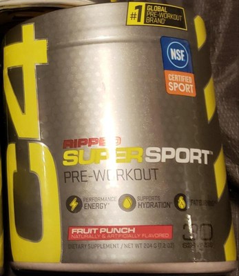 Cellucor C4 Super Sport Ripped Nutritional Shake - Fruit Punch - 7.2oz :  Target