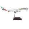 Airbus A350-900 Commercial Aircraft White with Striped Tail "Gemini 200" Series 1/200 Diecast Model Airplane by GeminiJets - 2 of 4
