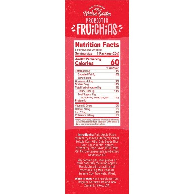 Nature's Garden Snacks Probiotic FruiChia Strawberry Fruit Snacks - 5.6oz/8ct