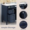 NicBex Bathroom Vanity with Sink/without Sink,Modern Bathroom Sink Vanity with 2 Drawers,30 inch Bathroom Sink Cabinet,Gray/Green/Blue/Black - 4 of 4