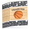 Big Dot of Happiness Nothin' but Net - Basketball - Baby Shower or Birthday Party Thank You Cards (8 Count) - 2 of 4