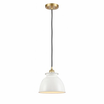 Adirondack - 1 Light Cord Hung Mini Pendant In Industrial Style-10 Inches Tall and 8.13 Inches Wide