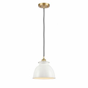 Adirondack - 1 Light Cord Hung Mini Pendant In Industrial Style-10 Inches Tall and 8.13 Inches Wide - 1 of 1
